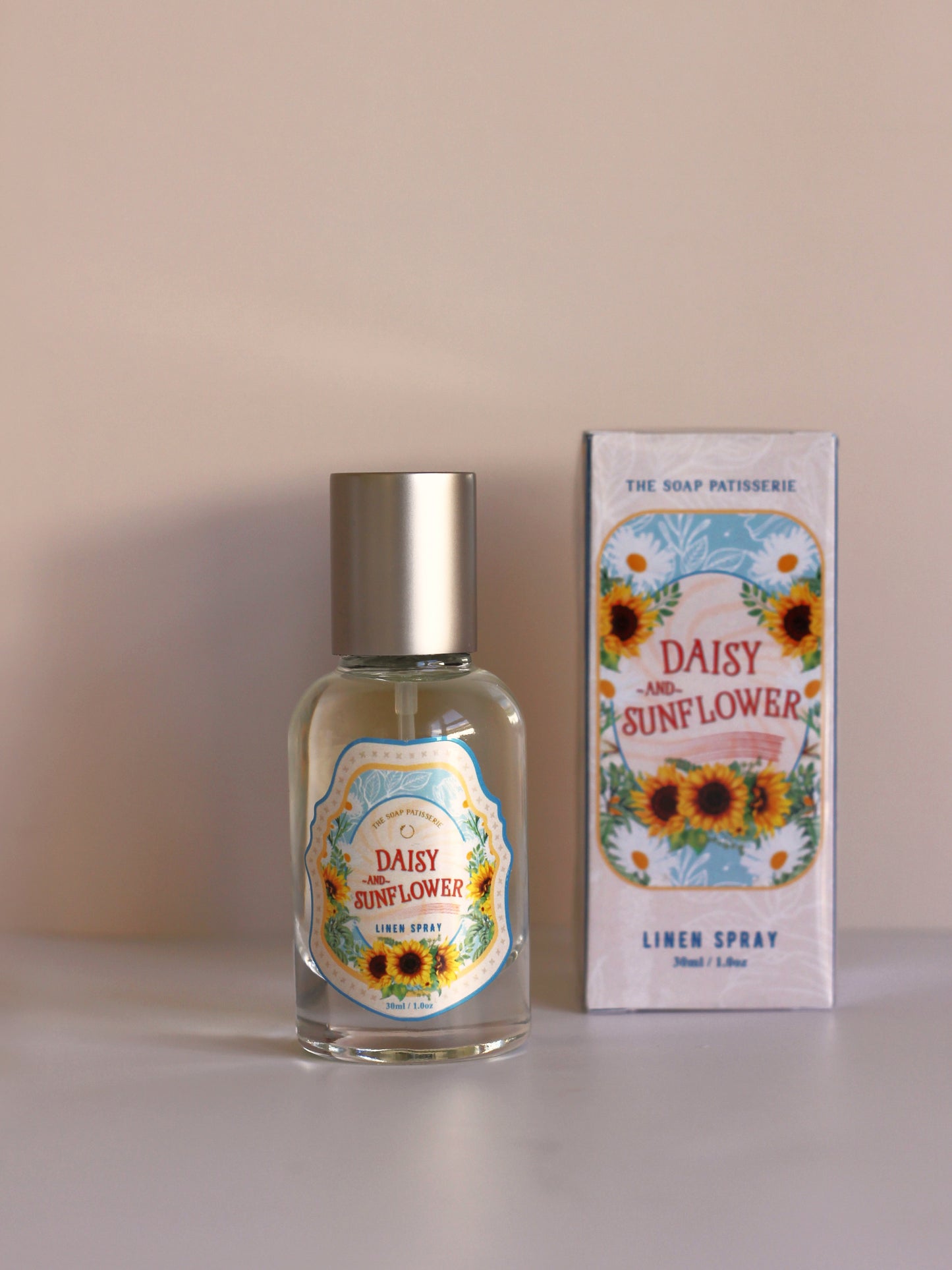 Sunflower & Daisy Linen Spray